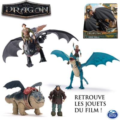 How to train your dragon - Hoe Tem Je Een Draak - Akelige Adder en Astrid - Viking Duo Actiefiguren - Speelgoed