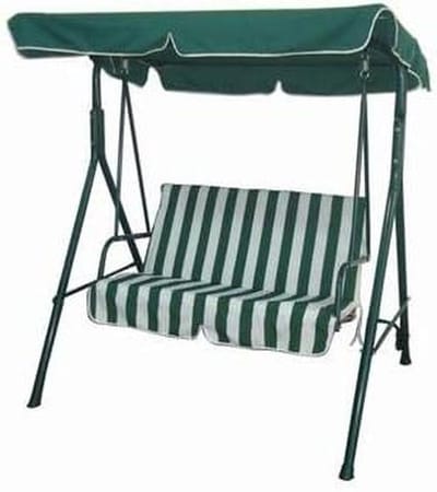Schommelbank Relax - Tuinbank - Buiten Ontspannen - Stevig Metalen Frame - 140 x 110 x 153 cm