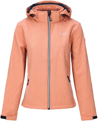 Nordberg RINDA - Softshell Outdoor Zomerjas Dames - Orange Melange - Maat M