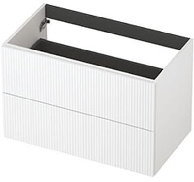 INK - Onderkast 2L Gelakt Gefreesd Tbv Greep - 800x450x520 Mm - Mat Wit