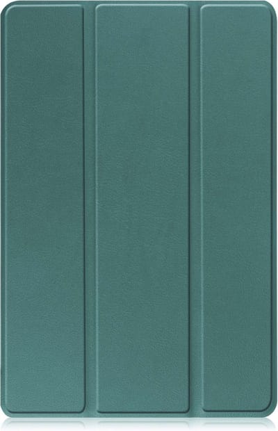 Hoesje - Geschikt voor Lenovo Tab M10 (3e / 3rd generatie) - Dun & Stevig - Trifold Bookcase - Hard Cover - Hardcover Book Case - Tablet Hoes - Donkergroen