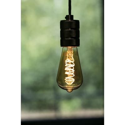 Bailey Spiraled Led Edison St64 E27 3.2W Dimbaar Goud - 145013