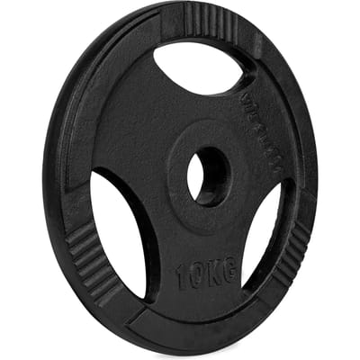 VirtuFit Olympische Gietijzeren Halterschijf - 2.5 kg - 50 mm - Ø 50 mm - Zwart - Sport Gewichten voor Thuis - Geschikt voor Fitness, CrossFit & Functional Training