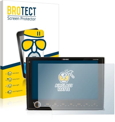 BROTECT - Screenprotector voor Fiat Ducato III 2006 - 2011 Zenec Z-E3766 9" - Folie Beschermfolie Beschermglas matte