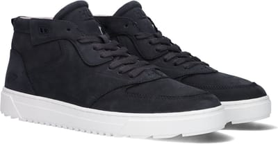 HUB Nevada Hoge sneakers - Leren Sneaker - Heren - Blauw - Maat 42