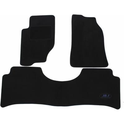 Vloertapijt - J&J AUTOMOTIVE - Kia Sorento 2002-2009 - Zwart Velours - Op Maat Gemaakt - Antislip