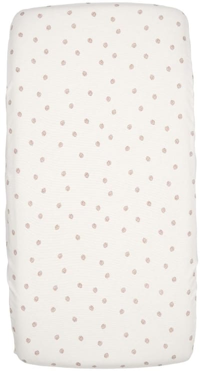 Koeka hoeslaken wieg oaky 40x80 - warm white