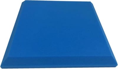 Geluiddempende panelen - Akoestische schuimplaten - Geluidsisolatie ruimte - Geluidsgolfverspreiding - 24 stuks 30x30x5 - Blauw