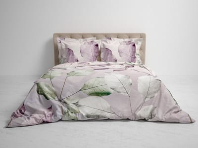 Heckett & Lane Eray Dekbedovertrek - Twill - Lits-jumeaux - 240x200/220 cm - Taupe Grey