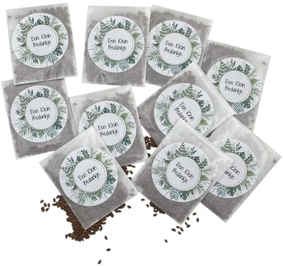 25 stuks, een klein bedankje,Biologische tuinkers,eco,biologisch,bedankt,mini kadootje,uitdeel,weggeef,weggeefzakje, zaden,uitdeel zadenzakjes, weggeef zadenzakjes,