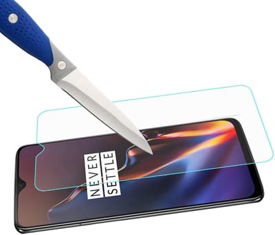 DrPhone Oneplus 6T Glas - Glazen Screen protector - Tempered Glass 2.5D 9H (0.26mm)