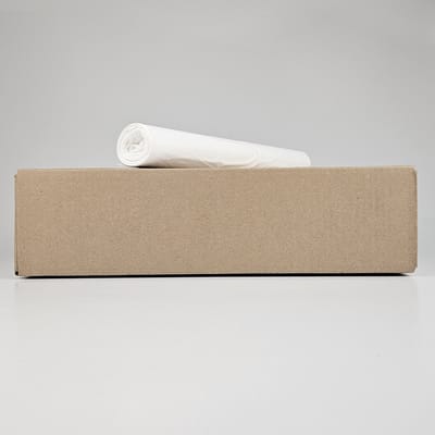 Witte Vuilniszakken | 200 Zakken | 120 Liter | HDPE | T25 | 70x110 cm - Vuilniszakken 120 Liter, Vuilzakken Wit, Grote Witte Afvalzakken