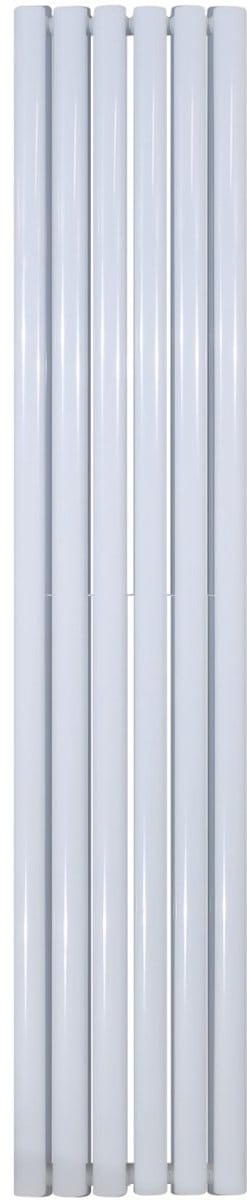 Klea Designradiator Ovaal Dubbel 1800x354mm 12 Tubes 1230 Watt Wit