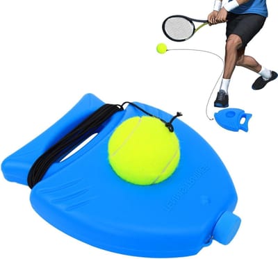 Tennis Rebounder - Bal op Touw - Slagvaardigheid Trainen - Anti-Tip Stabiliteit - Ca. 1.1kg Gevuld - Niet Gespecificeerd