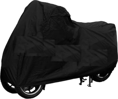 Maxxcovers Driewieler Motorhoes / Beschermhoes - Zwart- Maat L - Geschikt voor Piaggio MP3