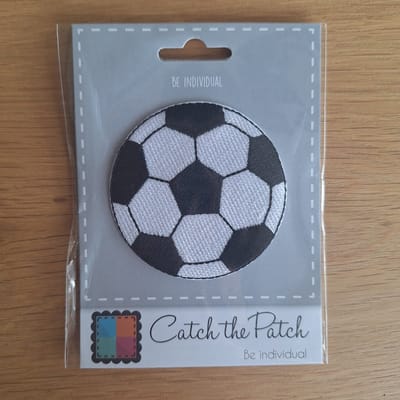 Voetbal strijkembleem - Patch - Strijkapplicatie