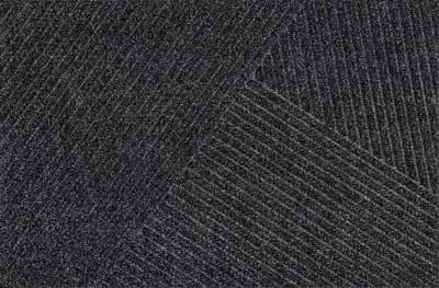 Kleen-Tex Dune Deurmat Stripes - 60 x 90cm - Dark Grey