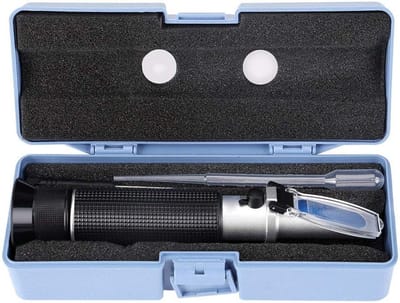 Alcohol Refractometer 0-80% Meetbereik, Draagbare Alcoholmeter voor Wijn en Genever, Ideaal voor Brouwen en Wijnproeven