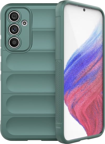 Coverup Hoesje - Geschikt voor Samsung Galaxy A54 Hoesje - Coverup Hands-On Rugged Back Cover - Groen