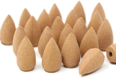Dailygoods- Wierookkegels 100 stuks - Natuurlijke geur - Sandelhout - Aromatherapie - Terugvloei - Ontspanning en welzijn - Wierook
