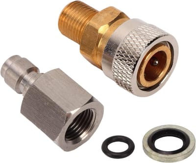 Snelkoppeling 1/8 Inch BSPP voor PCP Luchtleidingen, Snelle Verbinding en Ontkoppeling, Accessoires voor Opladen en Verbinden