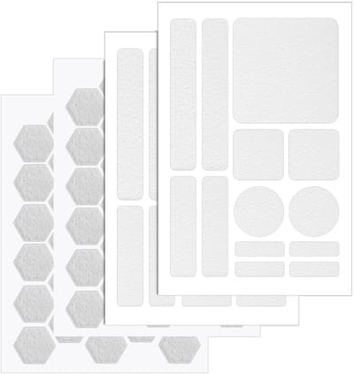 Dailygoods- Telefoongrip Antislip - 4x Telefoongriptape - Waterdicht - Transparant - PEVA - 19,7 x 16 cm - Griptape