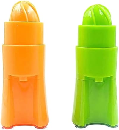 Citruspers Set - Sap Maker - Verse Sappen - Lekvrij Ontwerp - Compact Formaat - Groen Oranje