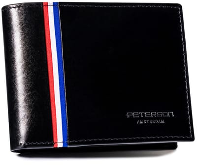 PTN 22305-VT-A-2404 Zwarte leren portemonnee
