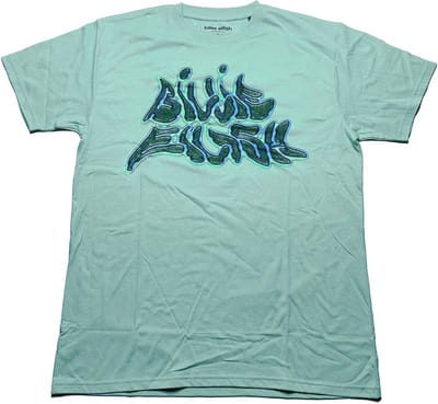 Billie Eilish - Neon Logo Billie Heren T-shirt - S - Blauw