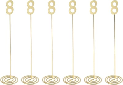 Metalen Tafelnummers - Nummerkaarten Tafel - Organiseren van evenementen - Stabiele CNC-basis - 30 x 7 cm - Zwart