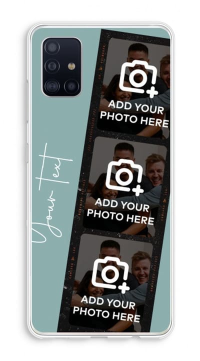 Gepersonaliseerd - Case Company® - Hoesje geschikt voor Samsung Galaxy A51 4G hoesje - Filmrol N°1 - Soft Cover Telefoonhoesje - Bescherming aan alle Kanten en Schermrand