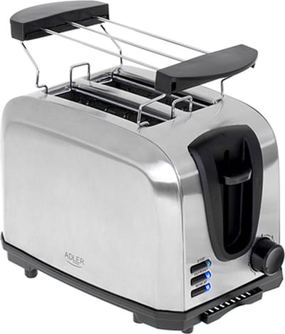 Top Choice - Broodrooster - Toaster met broodjesrooster - 1000 Watt