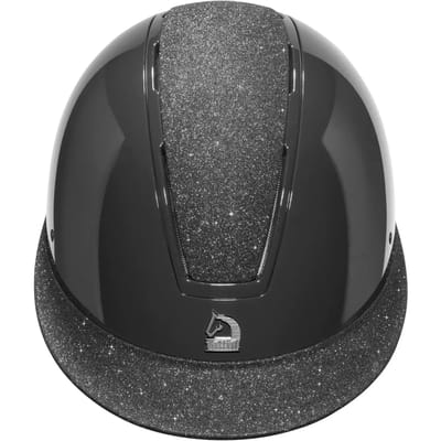 Glanzend ruiterhelm met glitter Selene Tattini