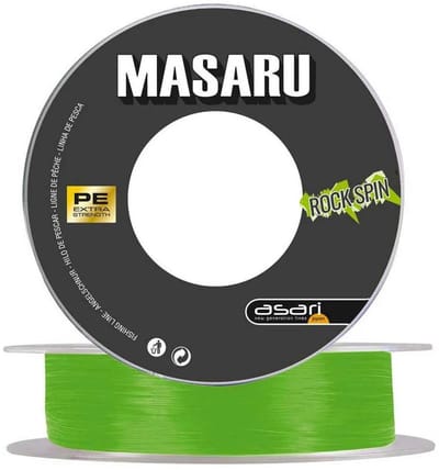 Asari Masaru Rock Spin 150 M Gevlochten Vislijn Groen 0.080 mm