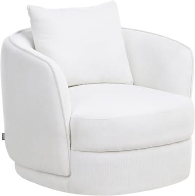 ANDALEN - Fauteuil - Gebroken wit - Polyester