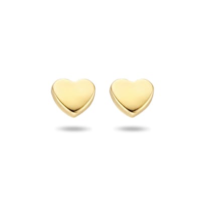 Huiscollectie Gouden Oorknoppen hart 4018273 4mm