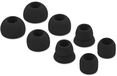 Ibley ComfortFit Siliconen oortips voor Beats Powerbeats 2/3 Zwart - Siliconen Earplug - S/M/L/Double lange formaat - 4 paar - 4 maten - Powerbeats 2/3 oortips