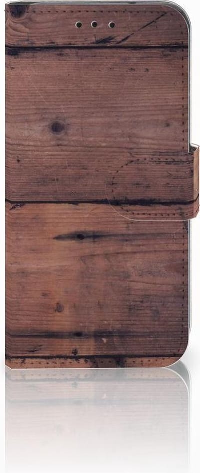 Samsung Galaxy S10e Book Style Case Old Wood