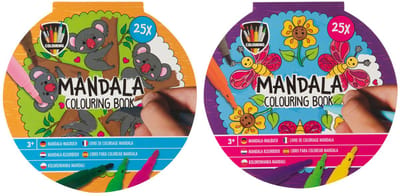 Grafix Mandala Coloring Book 25 Coloring Pages (Assorted)