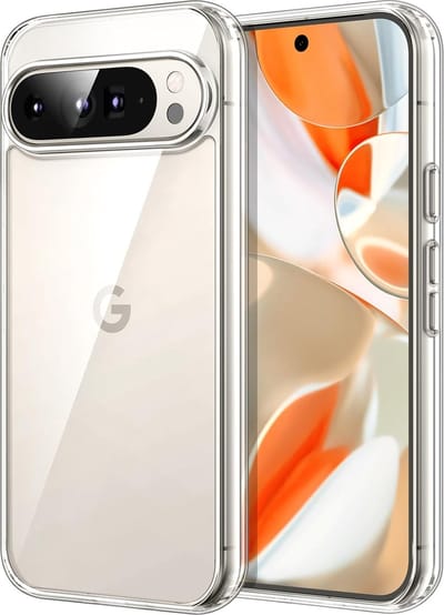 AziLine Silicone Case Geschikt voor Google Pixel 9 Pro XL - AziLine Transparante Bescherming Hoesje voor Pixel 9 Pro - Premium Zachte Silicon Hoesje geschikt voor Google Pixel 9 Pro