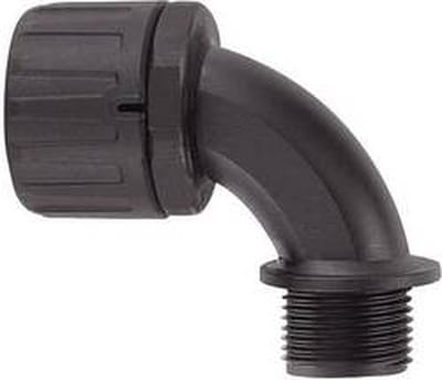 HellermannTyton 166-22201 HG13-90-M16 Slangbevestiging Zwart M16 9.80 mm 1 stuk(s)