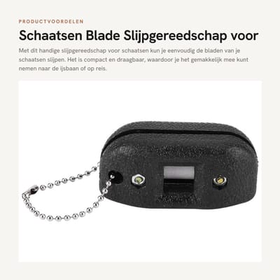 Dailygoods - Schaatsen Blade Slijpgereedschap voor Draagbaar Gebruik