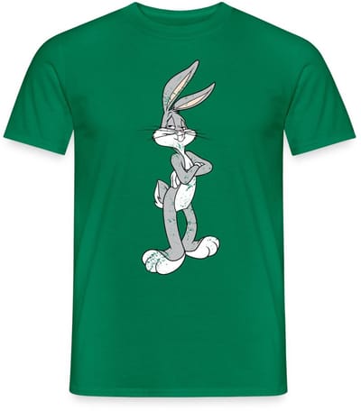 Looney Tunes Bugs Bunny Vintage T-Shirt Heren