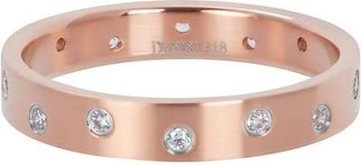 iXXXi Vulring Zirconia 14 Stones Crystal Matt Rosé | Maat 17