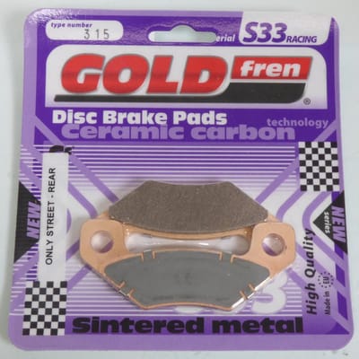 Plaquette de frein Gold Fren pour Quad CAN-AM 450 DS Après 2008 AR Neuf