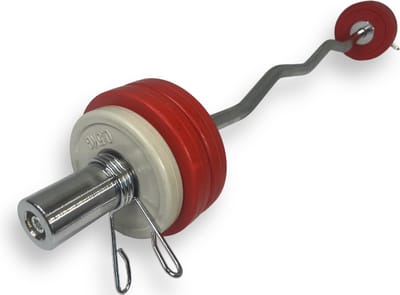 Padisport voordeel set 17.5 kg - ez bar - curl bar - curlstang - curlstang met gewichten - halterset - Olympische Halterstang - Barbell Set - Barbell Met Gewichten - Halterstang Met Gewichten
