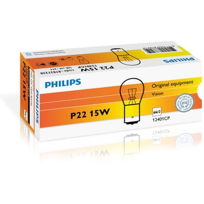 Gloeilamp, extra remlicht PHILIPS 12401CP