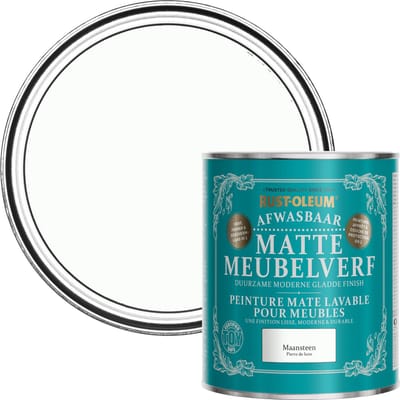 Rust-Oleum Gebroken wit Afwasbaar Matte Meubelverf - Maansteen 750ml