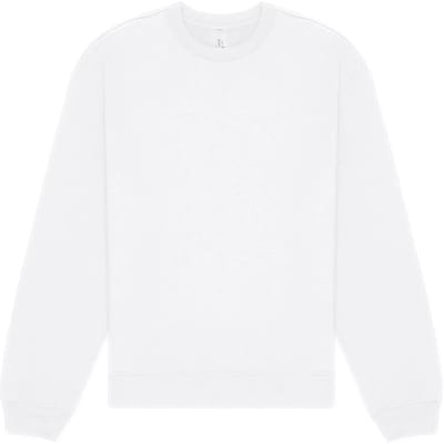 Bella+Canvas Unisex Crewneck Sweatshirt CV4711 - White - XS