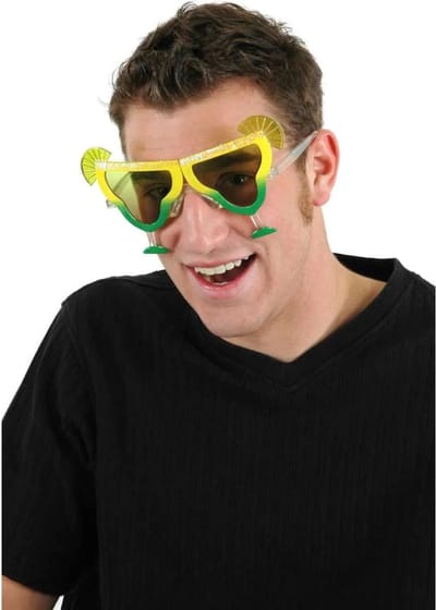 Margarita Glass with Lime Glasses - funny bril